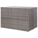 Tuinbox 150x100x100 cm poly rattan grijs