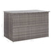 Tuinbox 150x100x100 cm poly rattan grijs