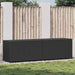 Tuinbox 200x50x60 cm poly rattan zwart
