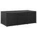 Tuinbox 180x90x70 cm poly rattan zwart