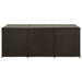 Tuinbox 180x90x70 cm poly rattan bruin