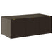 Tuinbox 180x90x70 cm poly rattan bruin