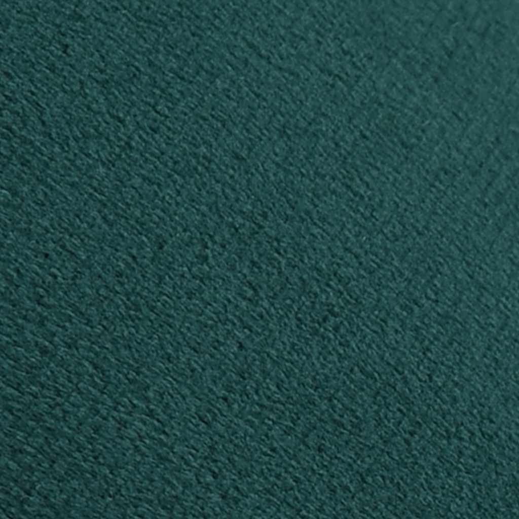 Kruk fluweel 28 x 36 cm donkergroen en goudkleurig