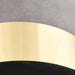 Kruk fluweel 28 x 36 cm lichtgrijs en goudkleurig