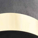 Kruk fluweel 28 x 36 cm donkergrijs en goudkleurig