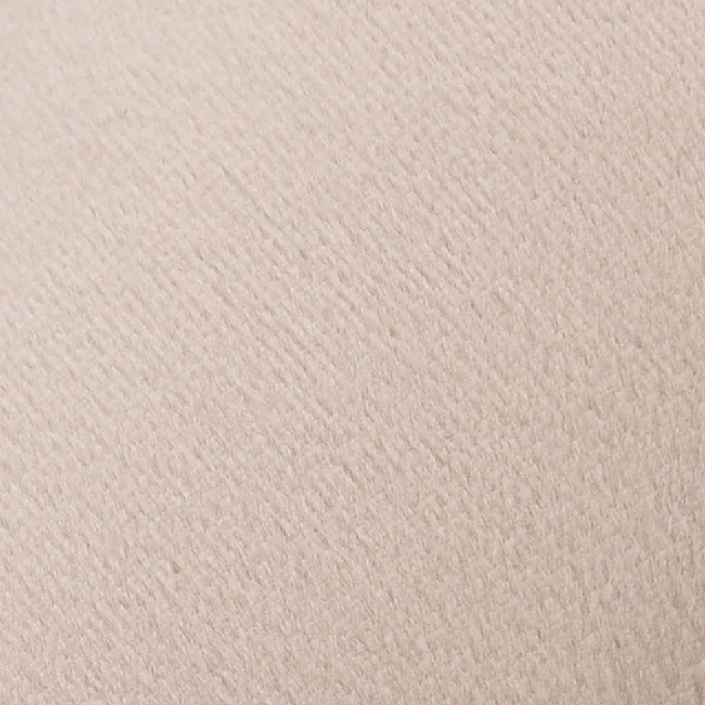 Kruk fluweel 28 x 36 cm abrikoos- en goudkleurig