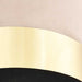 Kruk fluweel 28 x 36 cm abrikoos- en goudkleurig