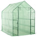 Inloopkas met 12 schappen 143x214x196 cm staal