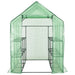 Inloopkas met 12 schappen 143x214x196 cm staal