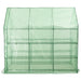 Inloopkas met 12 schappen 143x214x196 cm staal