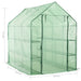 Inloopkas met 12 schappen 143x214x196 cm staal
