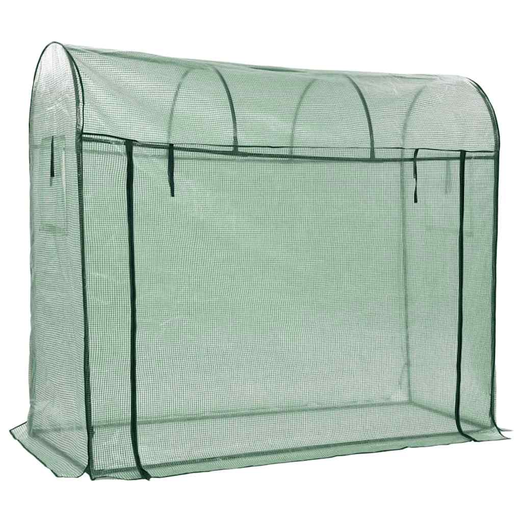 Tuinkas met ritsdeur 200x80x170 cm