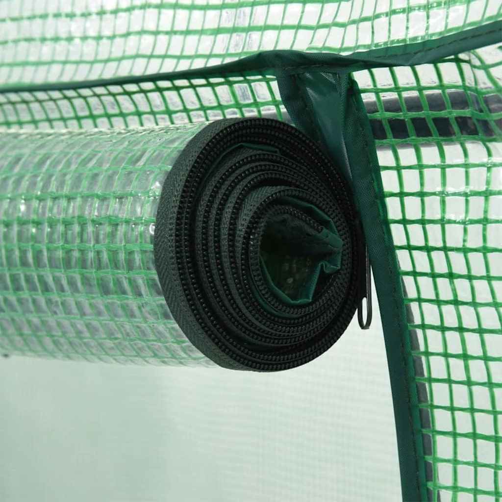 Tuinkas met ritsdeur 200x80x170 cm