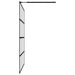 Inloopdouchewand 90x195 cm transparant gehard glas