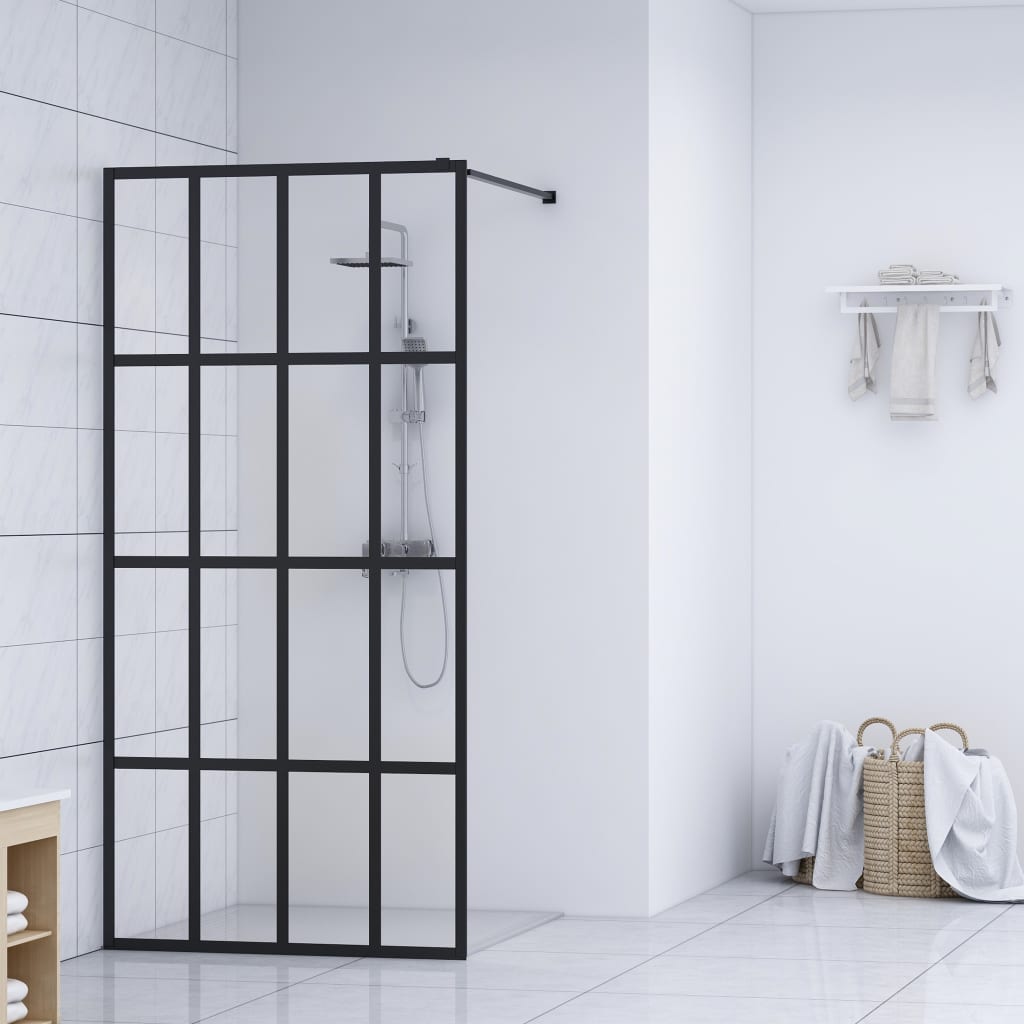Inloopdouchewand 90x195 cm transparant gehard glas