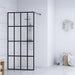 Inloopdouchewand 90x195 cm transparant gehard glas