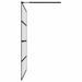Inloopdouchewand 100x195 cm transparant gehard glas