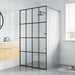 Inloopdouchewand 100x195 cm transparant gehard glas
