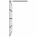 Inloopdouchewand 140x195 cm transparant gehard glas