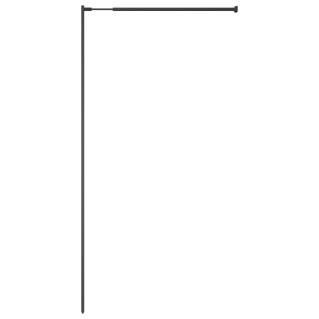Inloopdouchewand 80x195 cm transparant gehard glas