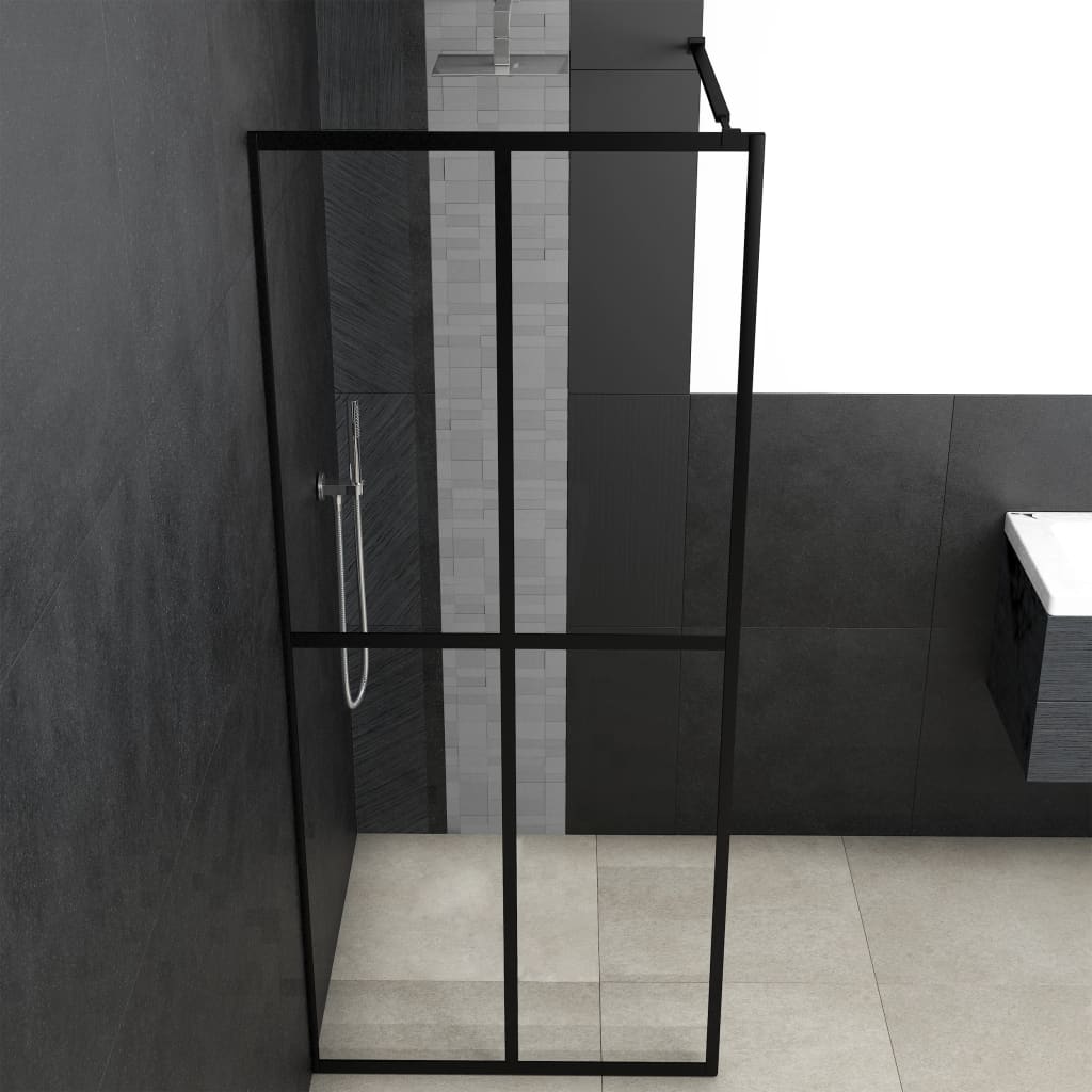 Inloopdouchewand 90x195 cm transparant gehard glas