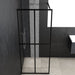 Inloopdouchewand 140x195 cm transparant gehard glas