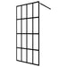 Inloopdouchewand 80x195 cm mat gehard glas