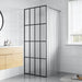 Inloopdouchewand 80x195 cm mat gehard glas