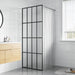 Inloopdouchewand 90x195 cm mat gehard glas