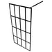 Inloopdouchewand 118x190 cm mat gehard glas