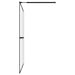Inloopdouchewand 80x195 cm mat gehard glas