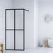 Inloopdouchewand 100x195 cm mat gehard glas
