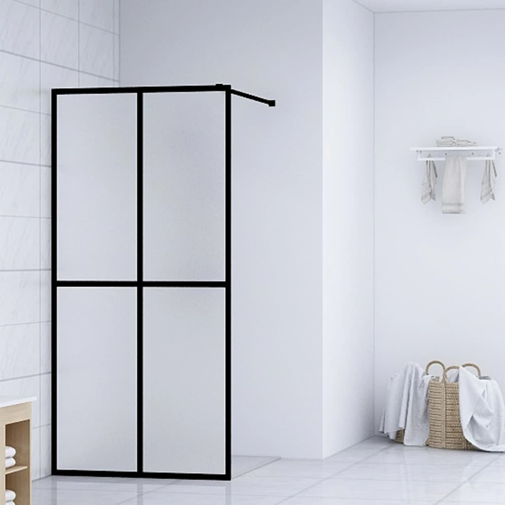 Inloopdouchewand 118x190 cm mat gehard glas