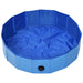 Hondenzwembad inklapbaar 80x20 cm PVC blauw