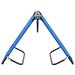 Ligbed inklapbaar staal blauw