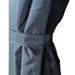 Prieel met gordijn 400x300 cm aluminium antraciet