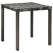 Ligbedden met tafel poly rattan antraciet