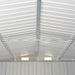 Tuinschuur 257x779x181 cm gegalvaniseerd staal grijs