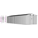 Tuinschuur 257x990x181 cm gegalvaniseerd staal antraciet