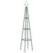 Plantenklimrekken 2 st 35x35x195 cm ijzer donkergroen