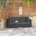 Hoekbanken 2 St Met Kussens Poly Rattan Zwart
