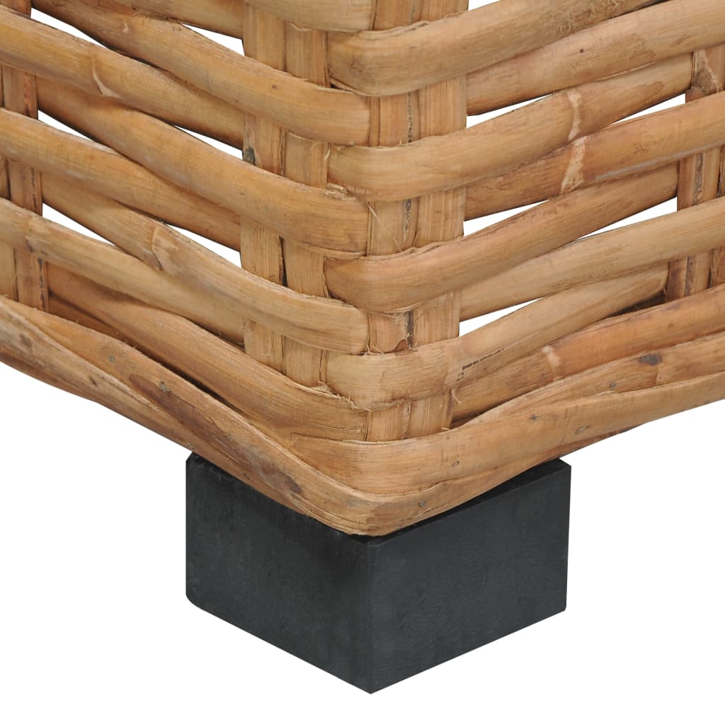 Hoekbank Met Kussens Natuurlijk Rattan 1