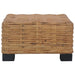 Salontafel 47X47X28 Cm Natuurlijk Rattan 1