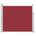 Tuinscherm Uittrekbaar 100X300 Cm Rood 100 x 300 cm