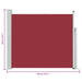 Tuinscherm Uittrekbaar 100X300 Cm Rood 100 x 300 cm