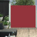 Tuinscherm Uittrekbaar 100X300 Cm Rood 100 x 300 cm