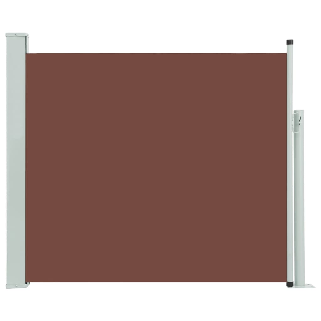 Tuinscherm Uittrekbaar 100X300 Cm Bruin 100 x 300 cm