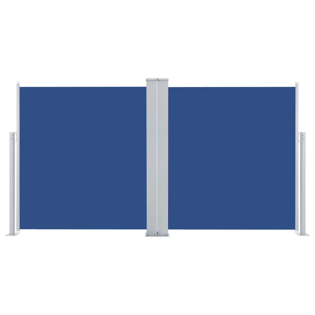Windscherm Uittrekbaar 100X600 Cm Blauw 100 x 600 cm