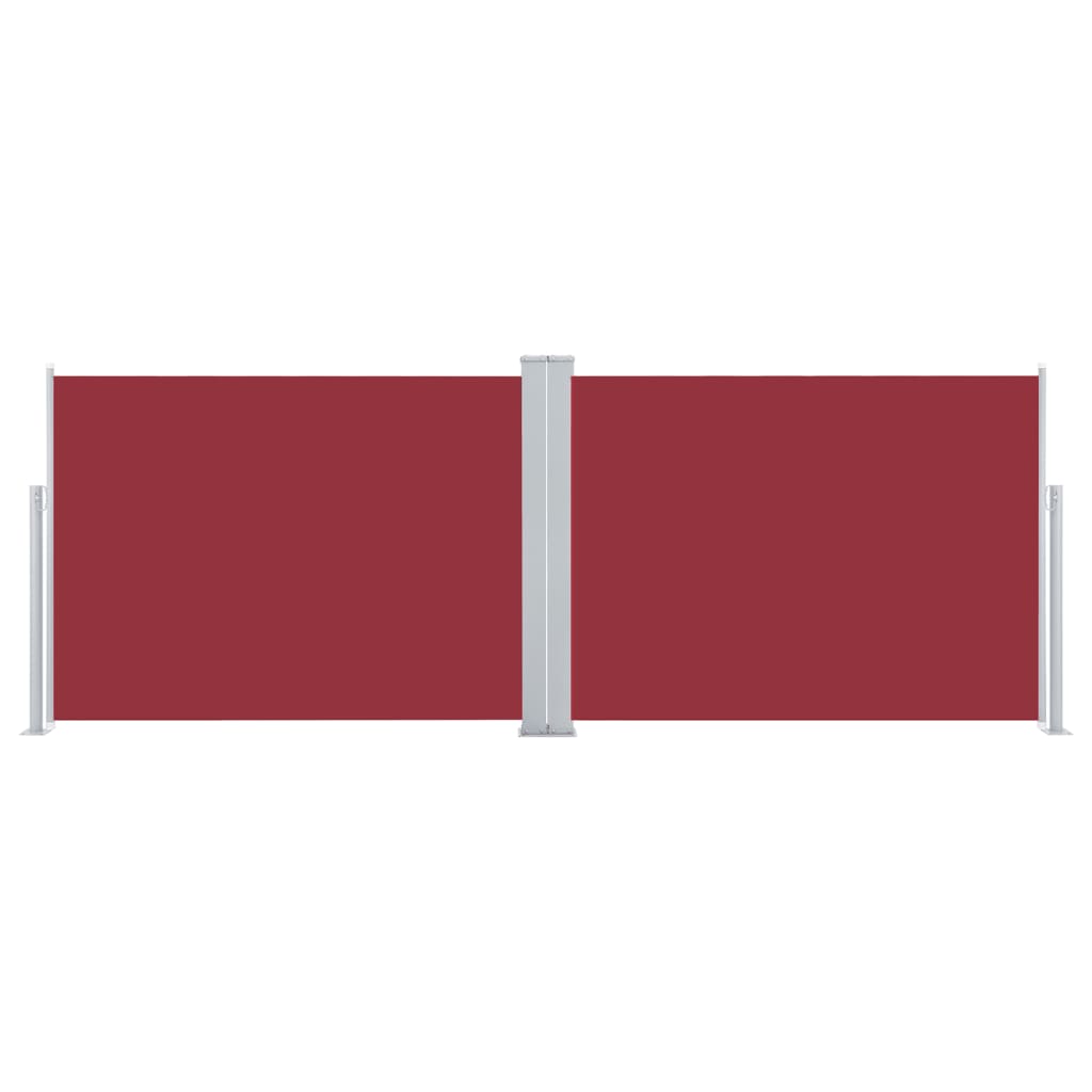 Windscherm Uittrekbaar 100X1000 Cm Rood 100 x 1000 cm