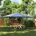 Partytent professioneel 90 g/m² 4x4 m antraciet